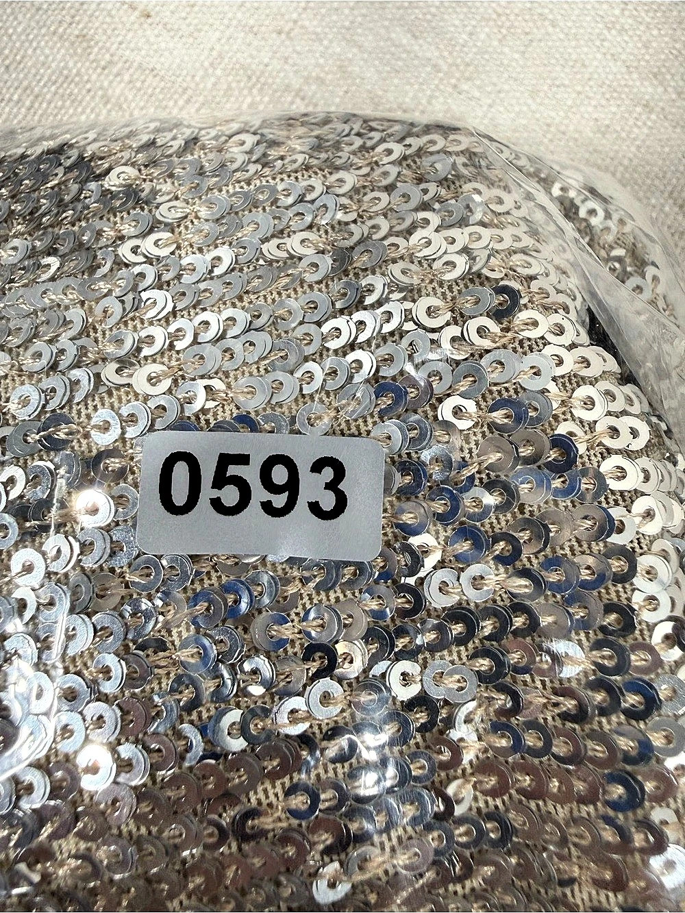 Cable & Gauge Sequin Mock Neck Tank in Silver & Gold Size Large Like New - Picture 10 of 10